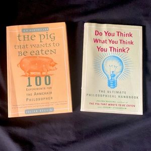 The Pig That Wants to Be Eaten & Do You Think What You Think You Think? Books